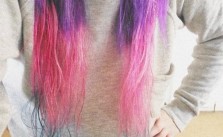 Purple to Pink Hair