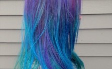Purple to Blue Hair