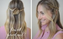 Rose Braid Half Up