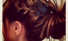 Side Braids & Messy Bun
