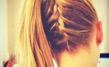 Braid & High Ponytail