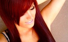 Auburn Hair & Bangs