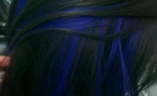 Blue & Black Hair