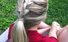 French Braided Pony