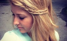 Pull Back Fishtail Bangs