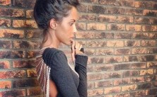 Messy Mohawk Bun
