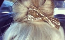 Bun with Bow