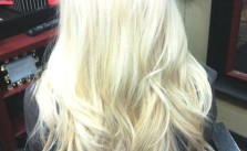 Platinum Blonde Wavy Curl