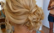 Side Swept Low Bun