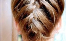 Upside Down Braided Bun