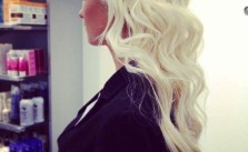 Wavy Blonde, Half Up