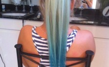 Blue Dip Dye!
