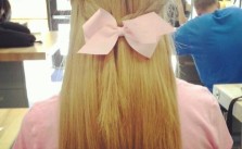 Half Up Braid & Bow