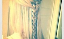 Half Up Braid Down