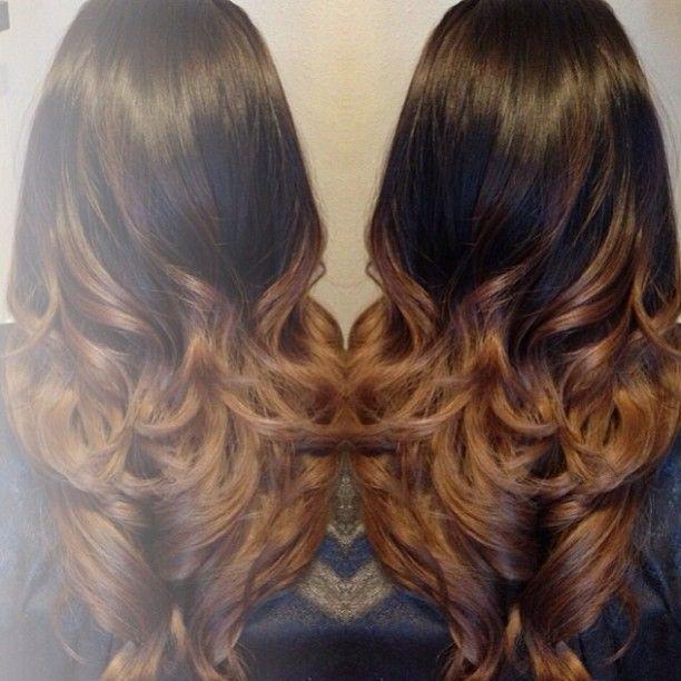 brown ombre