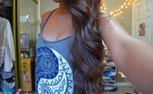 Wavy Brown Hair