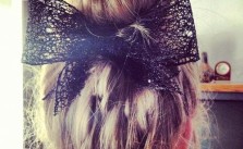 Bun with Bow