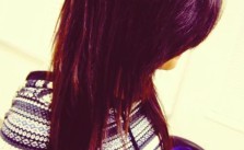 Burgundy Hair Cut