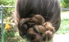 Knotted Braid Bun