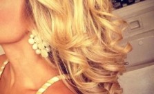 Curly Blonde Hair