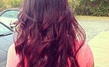 Dark Red Hairstyle