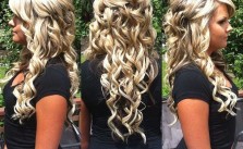 Curls Half Down