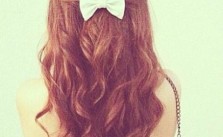 Curly Hair & Bow