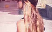 Half Up Hipster Hair