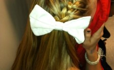 Side French Braid & Bow