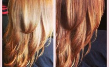 Brown to Copper Ombre
