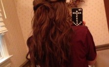 Messy Half Up