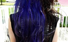 Black & Blue Hair