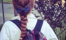 Heart Braid & bow