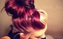 Red Messy Bun