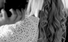 Messy Curly Ponytail
