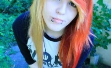 Half Half Scene Hair