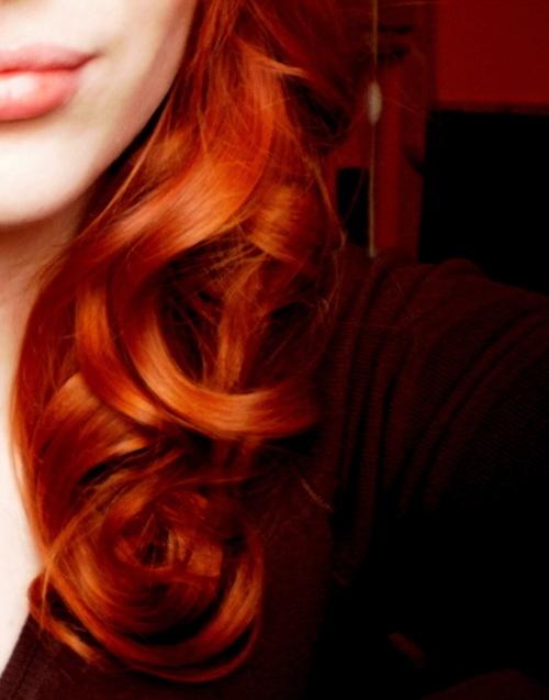 red curls
