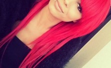 Bright Red Hair & Bangs