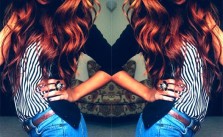 Fire Red & Orange Hair