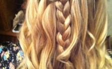 Waterfall Braid & Curls