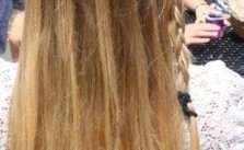 Blonde Waterfall Braid