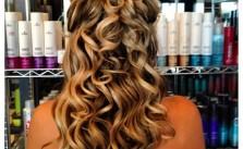 Half Up Curls
