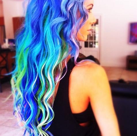 Mermaid hair