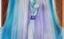 Silver & Lavender Braid