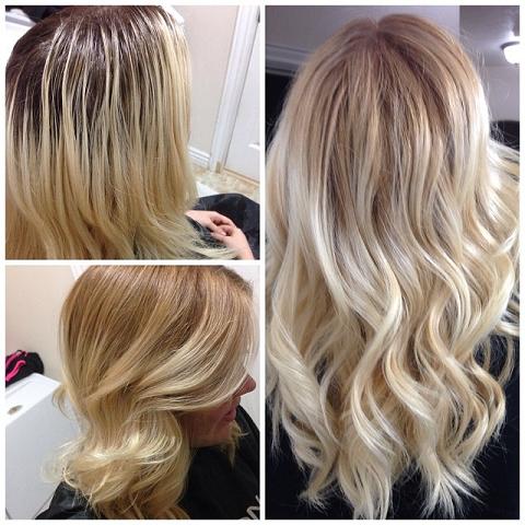 You can always turn harsh regrowth into a beautiful natural ombre