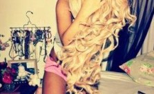 Messy Golden Curls