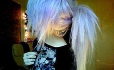Blue & Yellow Scene Hair