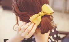 Updo & Bow