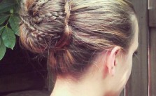Braids in Bun