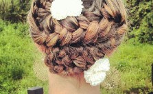 Fishtail Braid Updo